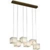 White Noble Luxury Marble Cube LED Home Pendant Light Ceiling Lamps Hanging Chandelier Lighting Lights Dinning Table Lamp
