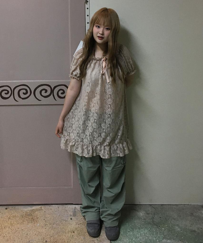 CGP Nylon Cargo Parachute Pants - Light Khaki