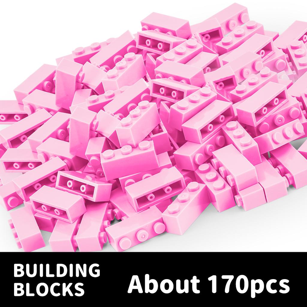 200g1x3 High Brick Multi Colour Timeless Basic Parts Building Imaginative Playthings Building Blocks Playthings Add-ons Fitting