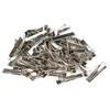 50 Pcs Metal Single Prong Alligator Women Hair Clips Barrette DIY 32mm-75mm