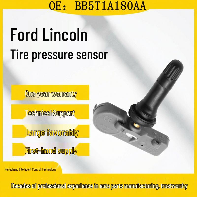 433MHz Tire Pressure Sensor for Ford, Replaces BB5T-1A180-AA Rubber
