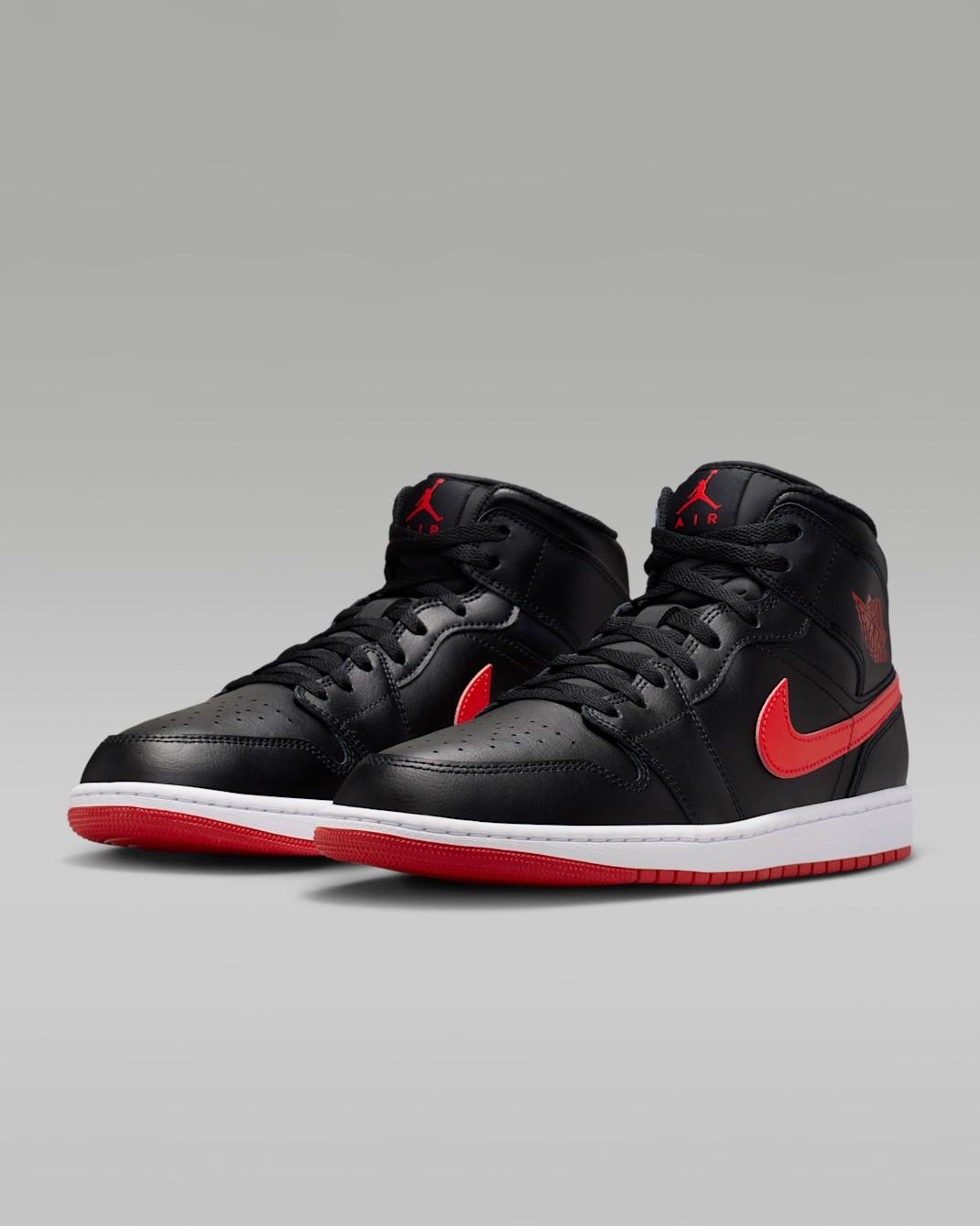 DQ8426-005 DQ8426-005 Nike Air Jordan 1 Mid BlackUniversity Red (Men s) 8