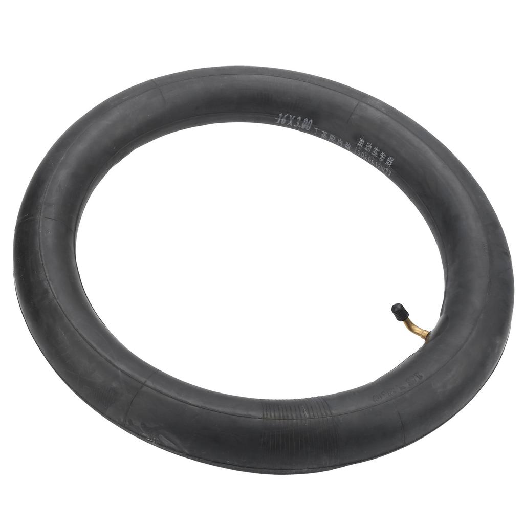 16x3.0 Elektrisk sykkel slange med vinklet ventil Fortykket butylgummi slanger