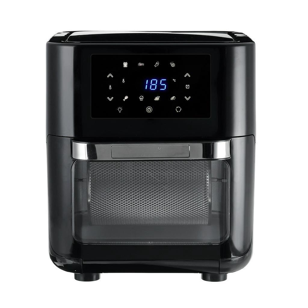 10L Digital Air Fryer Oven 1700W Low Fat Healthy Touch Panel Control Oil Free Black