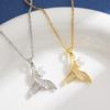 Elegant Versatile Pearl-Inlaid Sweater Necklace for Women - Mother's Day Gift