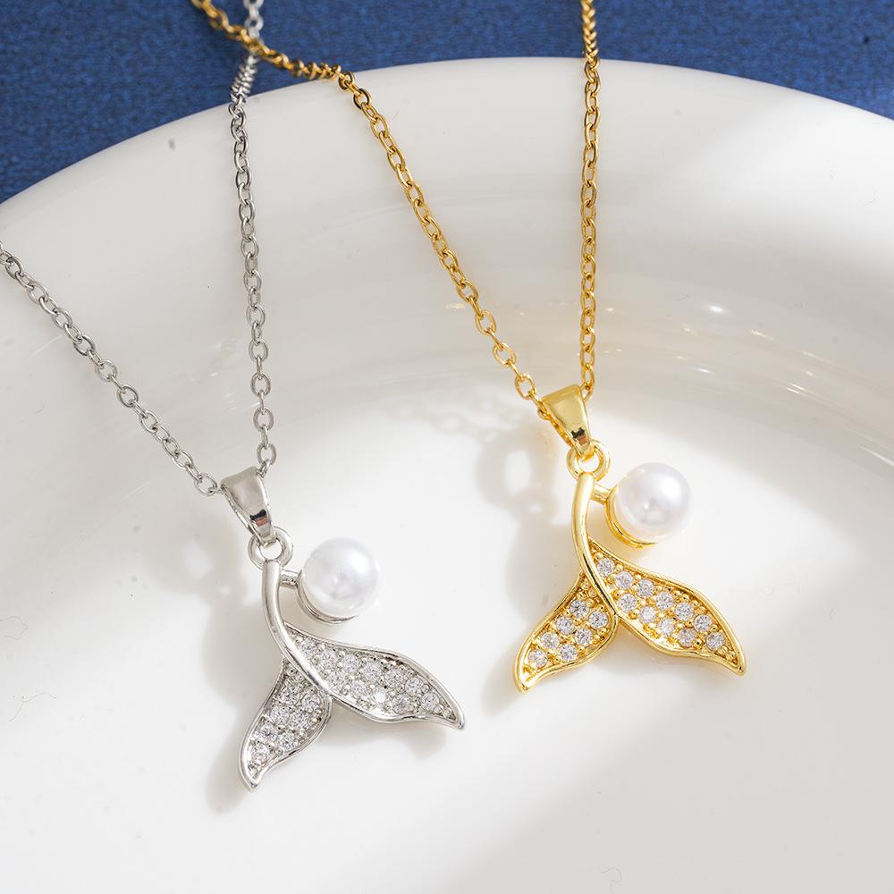Elegant Versatile Pearl-Inlaid Sweater Necklace for Women - Mother's Day Gift