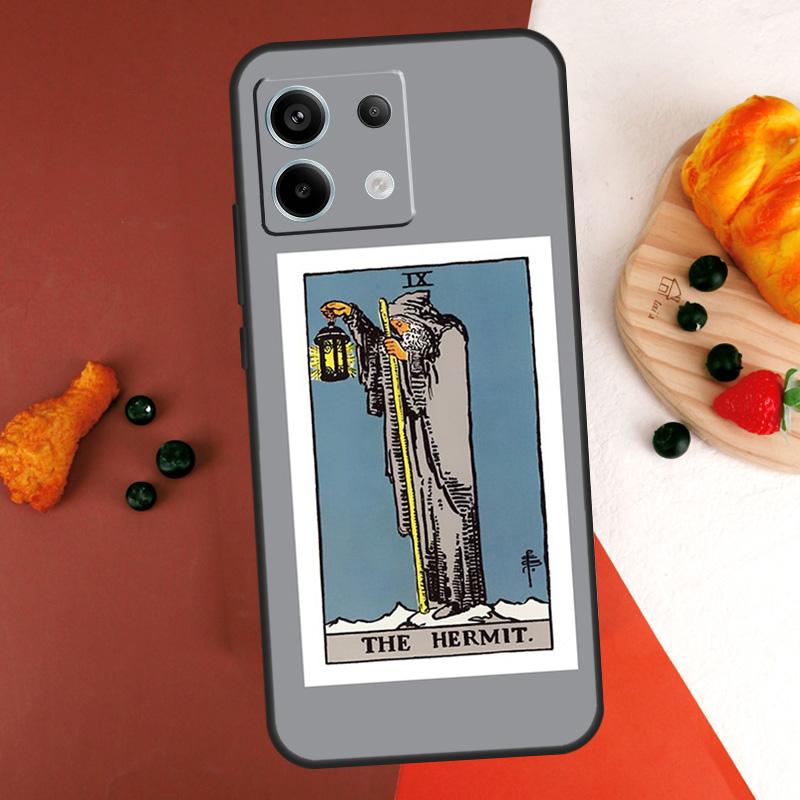 The Hermit Tarot Card Case For Xiaomi Redmi Note 13 14 Pro 9 10 11 12 Pro 10S 11S 12S Redmi 13C 10C 12C 14C Coque