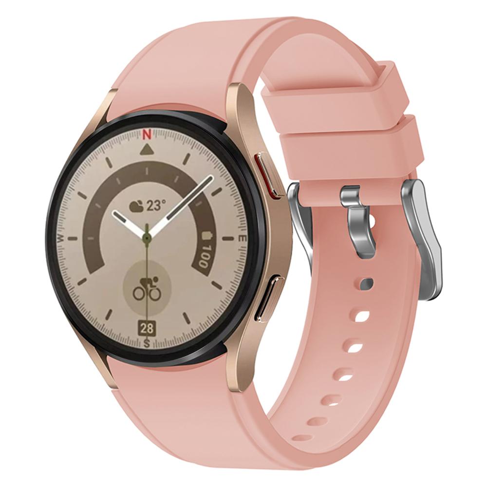 Silicone Strap for Samsung Galaxy Watch 7/6/5/4 44mm 40mm/5 Pro 45mm Wristband for Galaxy Watch 4/6 Classic 46mm 42mm 47mm 43mm