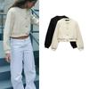 Spring New Women's Clothing Fashion Wind Elegant Texture Round Neck Long Sleeves Casual Pilot Jacket 3046329