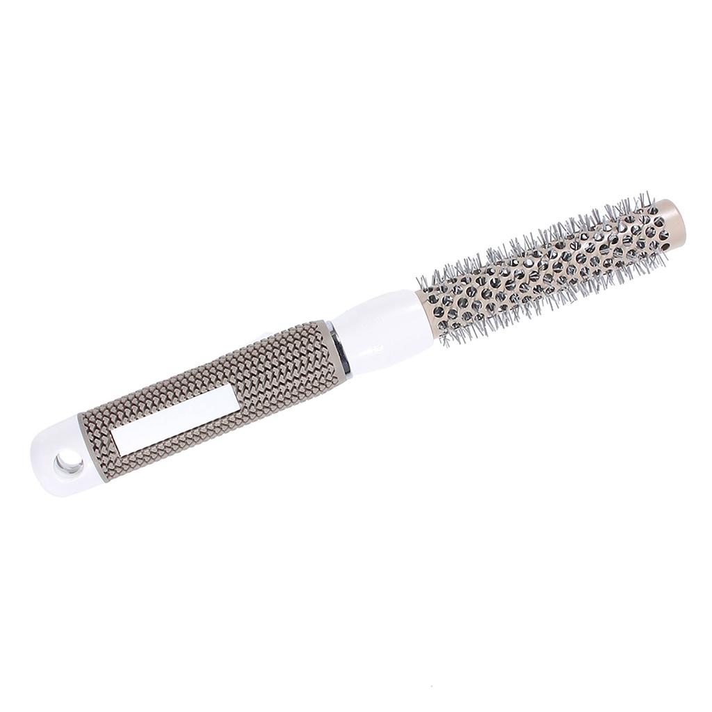 Professional Hair Dressing Brushes High Temperature Resistant Ceramic Iron Round Comb (19mm)