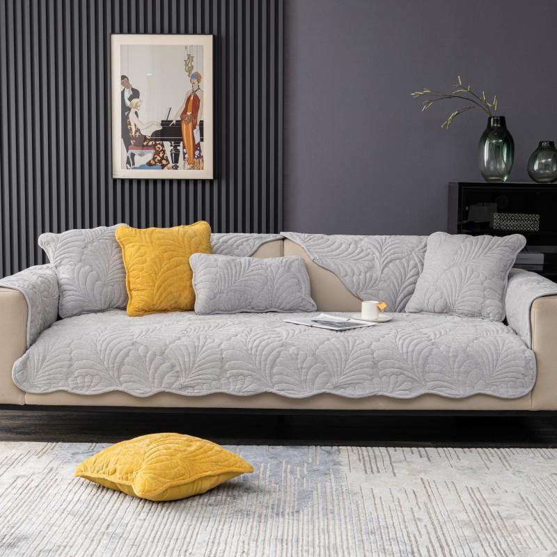 Sofa Cushion Universal In All Seasons  New Light Luxury High-End Seat Cushion Non-Slip Leather Sofa Special Cover Cover Cloth
