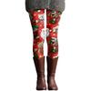Women's Casual Fashion Outdoor Halloween Printed Slim Elastic Yoga Pants Cropped Pants