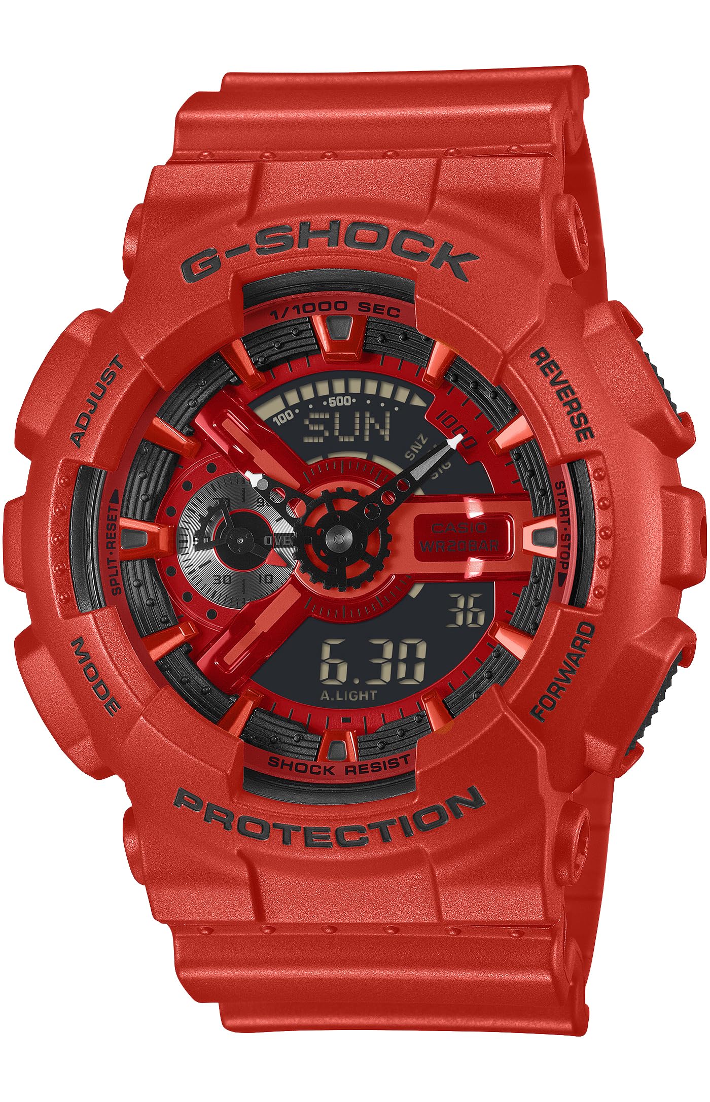 

Часы Casio, изготовленные из экологически чистых материалов G-Shock GA-110RRB-4AJF Мужские Красные,