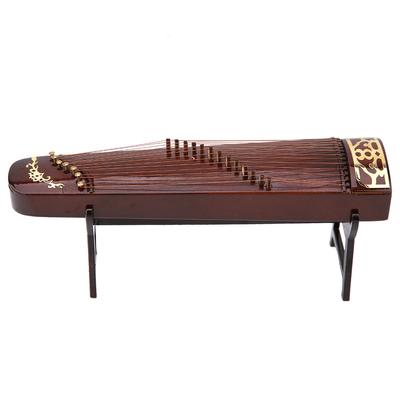Minyatür Ahşap Müzik Aleti Model Sergileme Mini Süsler El Sanatı Ev Dekoru