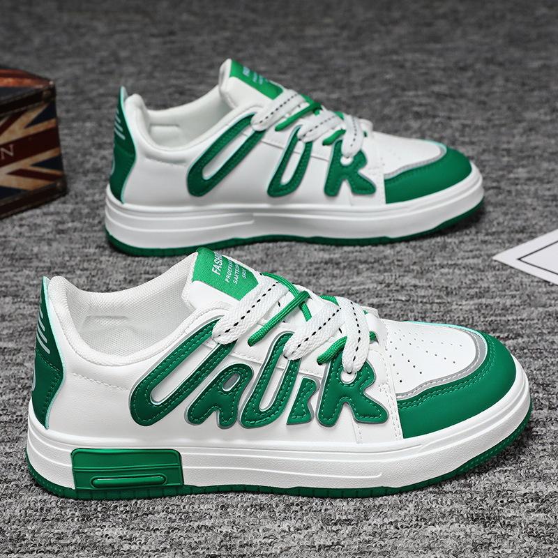 2025 autumn men's shoes new breathable little white shoes men's Korean version trendy versatile platform sports and leisure shoes board shoes