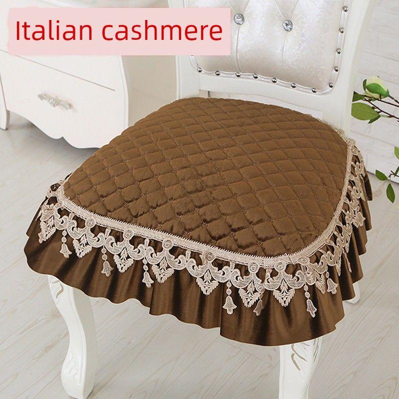 Minimalist Four Seasons Universal European Style Non-Slip Fabric Dining Chair Cushion