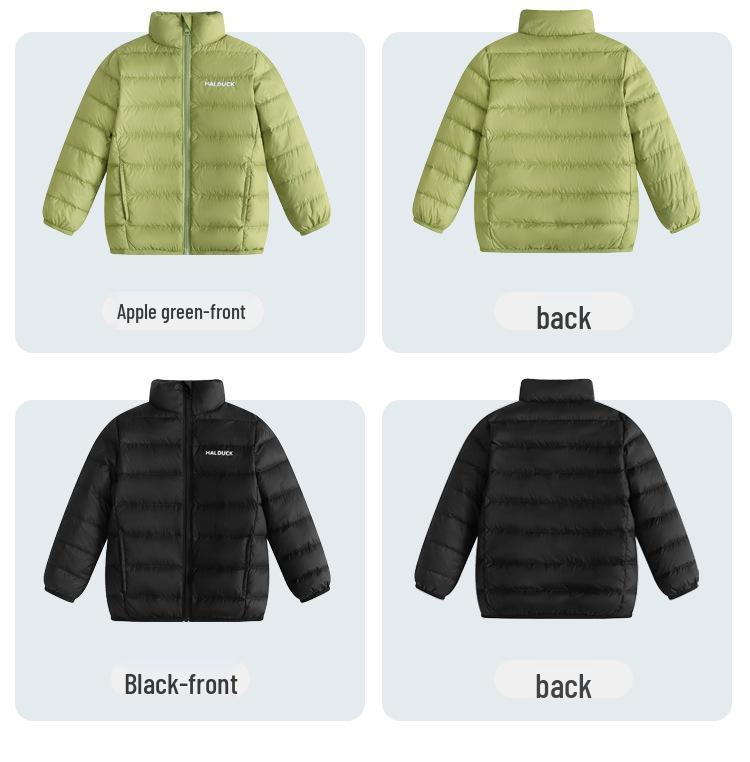 Yellow Duck Kids' Lightweight Down Jacket - Autumn/Winter Unisex School Uniform Coat