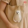 Dog Hair Storage Cute Pendant Keychain Bag Pendant Couple Car Key Chains Jewelry Souvenir Collection Gift Decoration Accessories