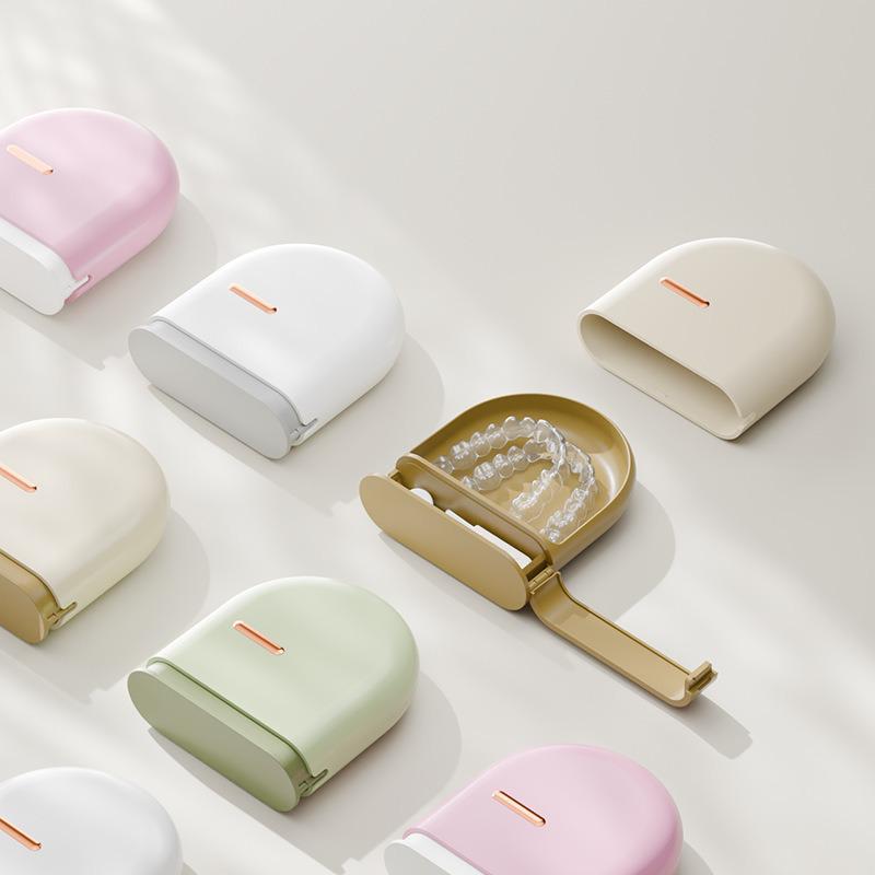 Portable Orthodontic Retainer Storage Case for Adults and Children