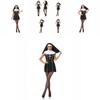 Nun Religieuse Cosplay Costume For Adults With Polyester Blend Fabric For Stage Performances