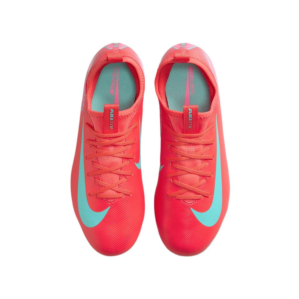 Nike Zoom Mercurial Vapor 16 Academy MG GS Mad Energy Pack Kids Sneakers Red Ember-Glow Aurora-Green FQ8392-800