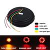 4PCS Round LED Trailer Tail Lights 16LEDs Waterproof Stop Brake Running Reverse Light for Truck
