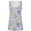 Lazy Jacks Womens/Ladies Meadow Floral Stripes Vest Top