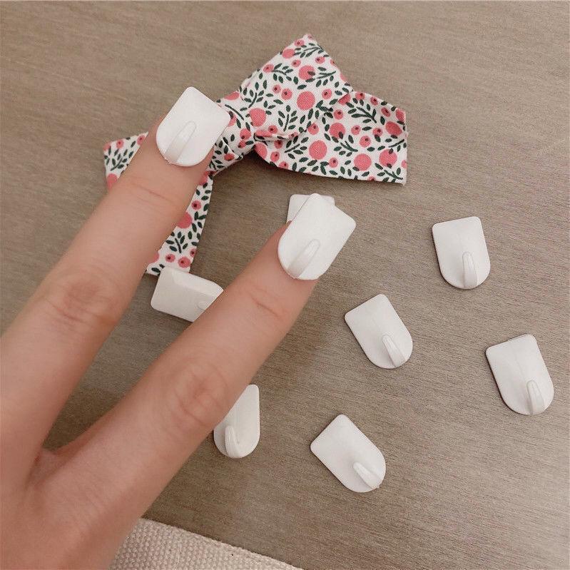 Transparent Traceless Acrylic Adhesive Hook - Strong, No-Drill Bathroom Solution