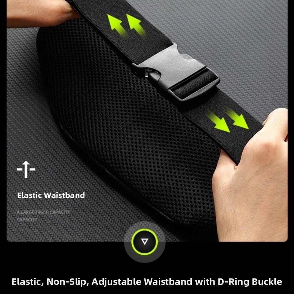 Adjustable Sports Waist Bag Ultra-Thin Running Waist Bag Bum Bag Mobile Phone Waist Bag  Outdoor