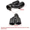 BMW 5 Series G30 (2018-2022) M5 Quad Outlet Black Chrome Exhaust Muffler