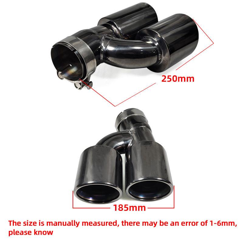 BMW 5 Series G30 (2018-2022) M5 Quad Outlet Black Chrome Exhaust Muffler