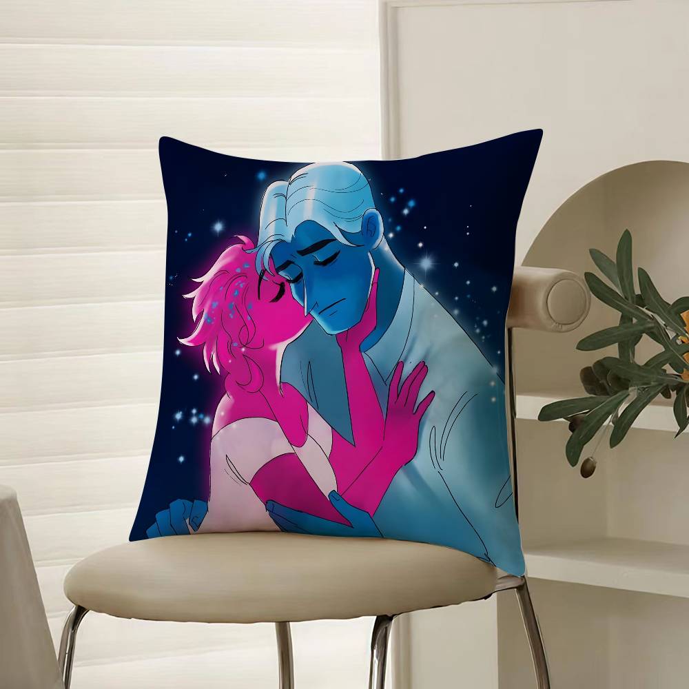 Anime L-Lore Olympus-S Comics Pillow Case Comfort Sofa Bed Silky elegant Invisible zipper Decorative cushion cover