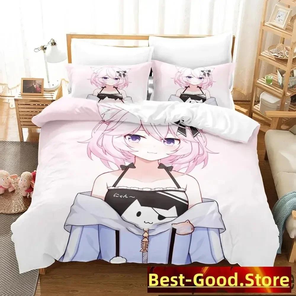 Top Anime Nyatasha Nyanners Bedding Set Printed Bed Set With Pillowcase Bed Duvet Cover Soft Single Double Queen Super King Size