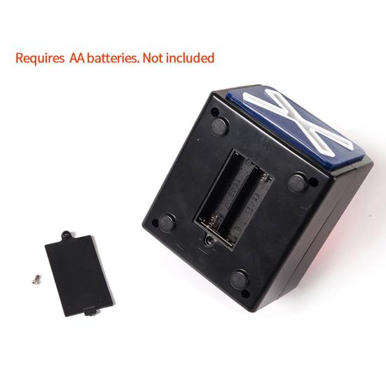 Gra Odpowiedź Brzęczyk Alarm Przycisk Pudełko z Dźwiękiem Światłem Rekwizyt na Imprezę Konkursową Zabawka