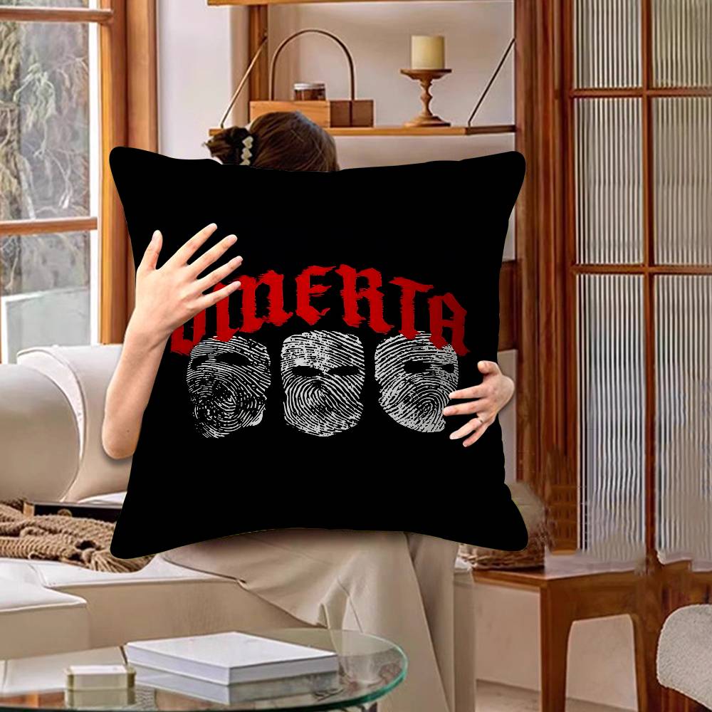Brand Omerta Maes 47 Logo Pillow Cushion Cover Pillowcase Living Room Sofa Home Decor Customized