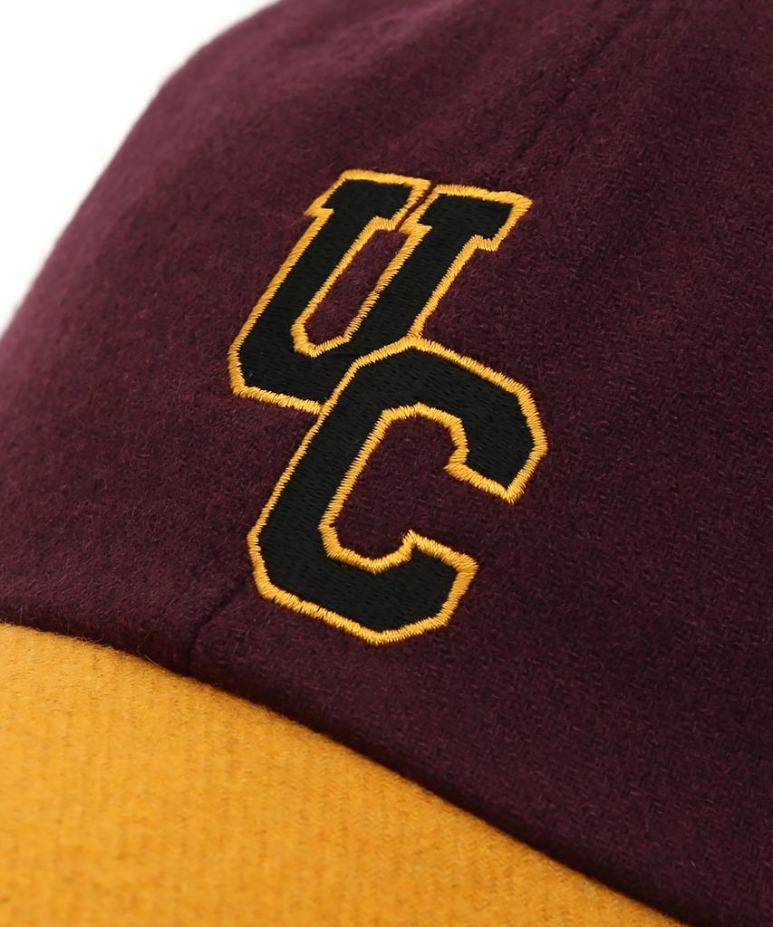 Eondeokeonteulol Unisex Autumn/Winter Flannel Color Block Soft Top Ball Cap Baseball Cap Sports Crew / Authentic B B / Wine Flannel