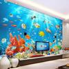 3d Kids Wallpaper Underwater World Mural Fish And Coral Photo Wall Paper Children's Room Background Wall Murals