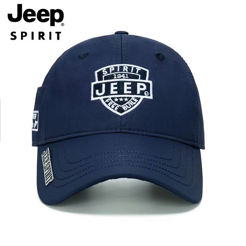 Jeep Men's and Women's Baseball Caps, New Casual Soft-top, Sporty and Trendy, Sunshade and Sun Protection, Men's Baseball Cap Tr