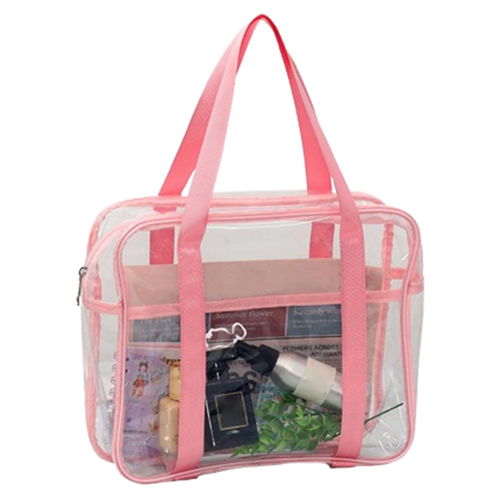 Zipper Bag Makeup Storage Bag PVC Bath Tote Bag Travel Bag Toiletries  Organizer  Sports