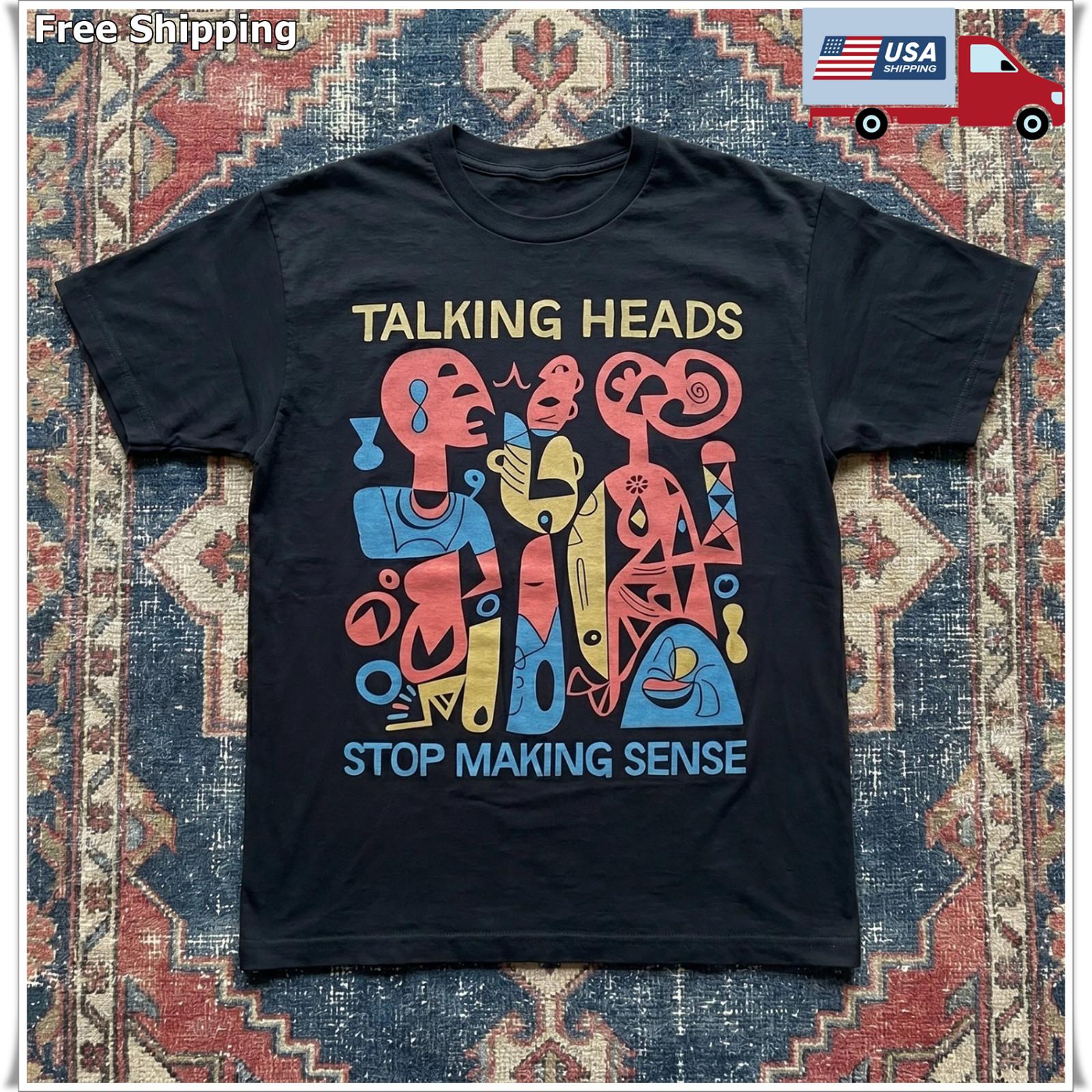 Talking Heads Stop Making Sense T-shirt, Unisex Black T-shirt, Size S-5XL XXL
