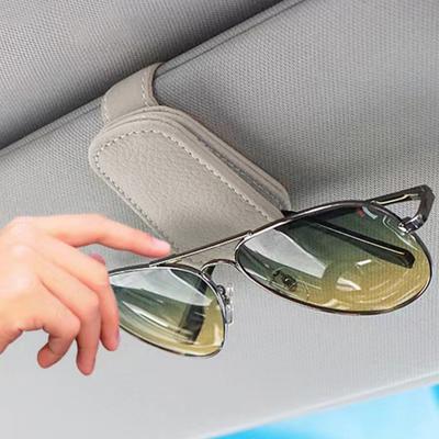 Universal Car Auto Sun Visor Glasses Box Sunglasses Clip Card Ticket Holder Stand Fastener Pen Case Eyeglasses Car Accessories