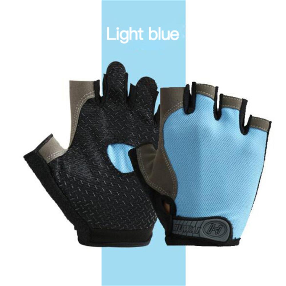1 Pair Breathable Half Finger Outdoor MTB Cycling Gloves Riding Gloves Bicycle Gloves Bodybuilding