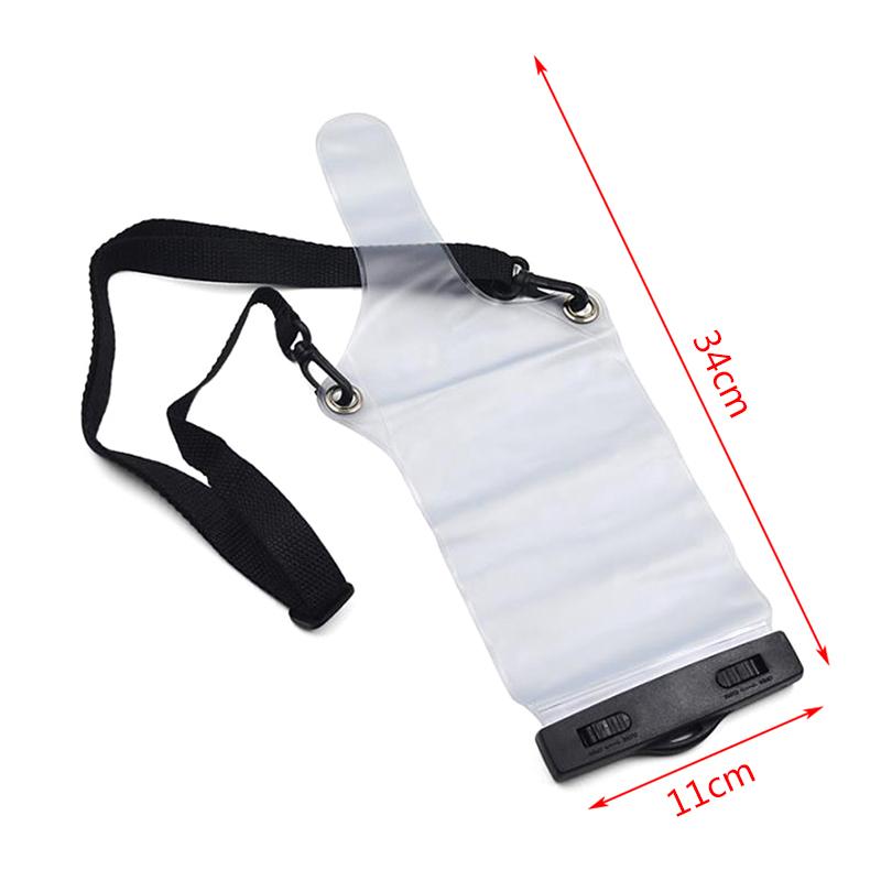 Portable Radio Waterproof Case Bag For Walkie Talkie Cover Holder With Lanyard
