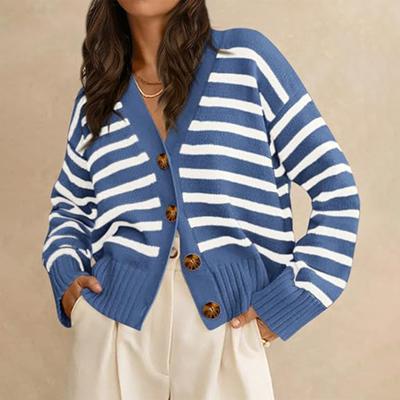 Women's Cardigan Sweater Autumn Clothes Open Front Cable Knit Oversized Winter Outerwear Outerwear