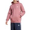 Adidas Essential Solid Color Hooded Pullover Sweatshirt Men Sweatshirts Pink IZ4756