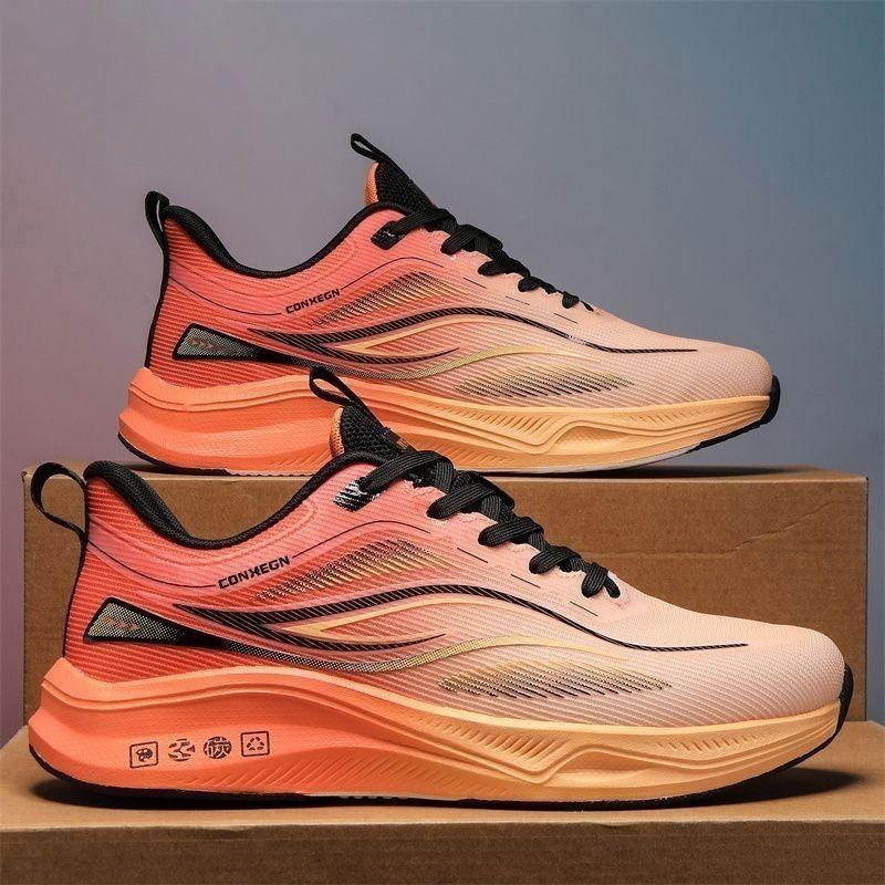 Spring new men's breathable mesh sneakers fashionable versatile trend casual men's running shoes