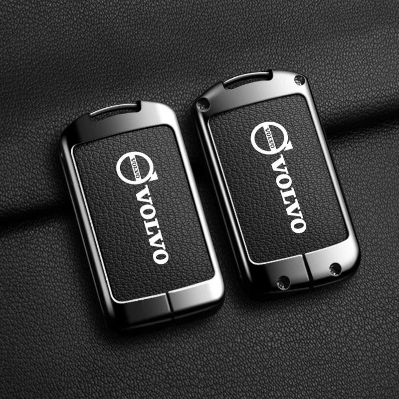 

Zinc Alloy Car Key Case Full Cover Protector Holder Shell Fob For Volvo XC60 XC40 XC90 S90 V60 S60 V90 C40 Polestar 1 Polestar 2