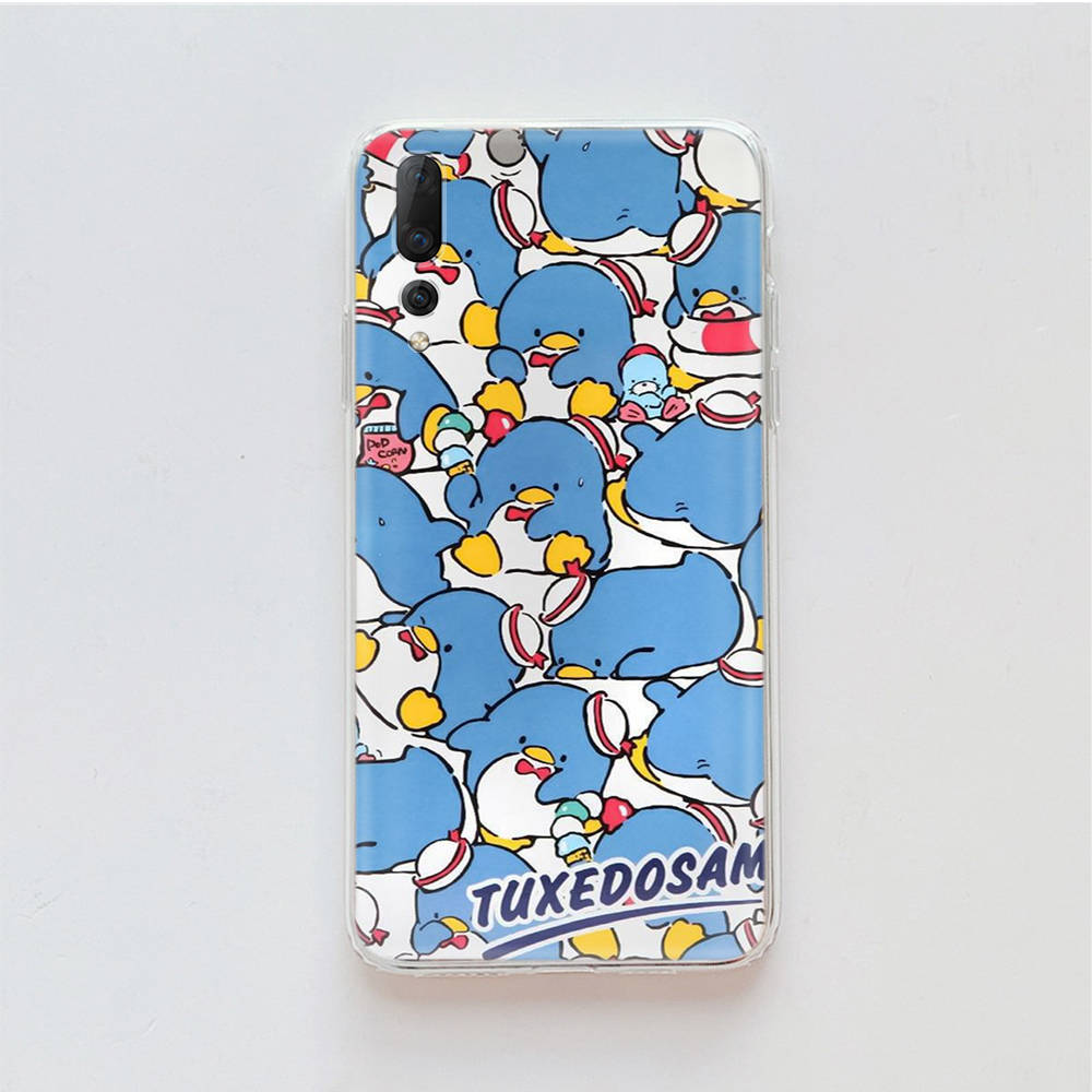 Transparent Case for Samsung A04 A14 A23 M33 M53 Realme 10 9 C35 C55 VIVO X80 Infinix Hot 30 Note 11 Tecno Spark 8P Pro L-32 Tuxedosam