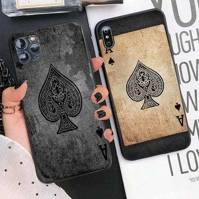Kort Kreativ Personlighet Mobilskal För Iphone 11 12 13 14 Pro Max 7 8 Plus X Xr Xs Max Se 2020 Mini Skal
