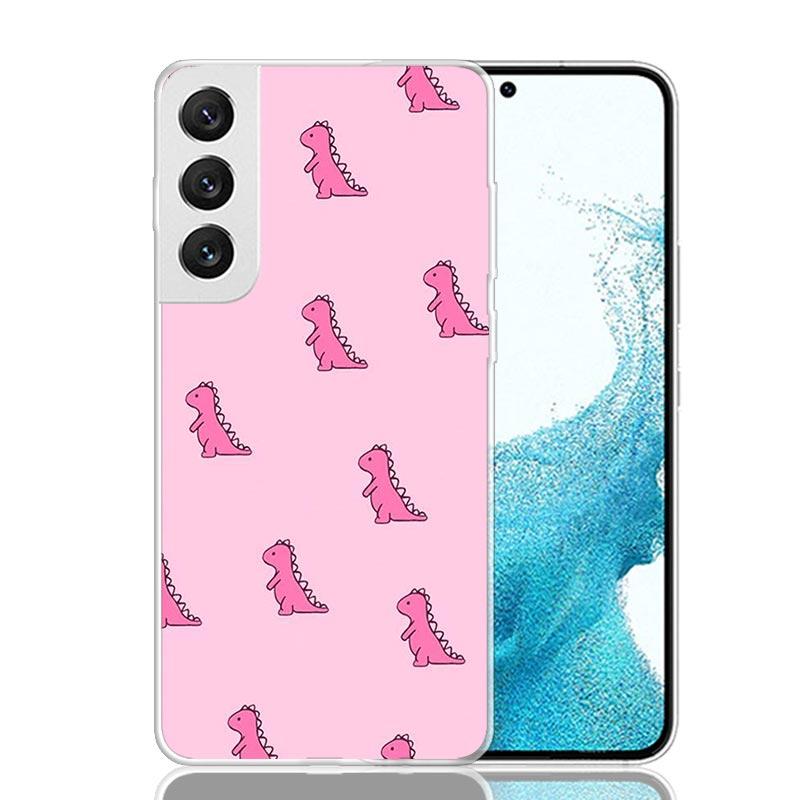 Cute Cartoon Dinosaur Baby Phone Case For Samsung Galaxy S26 S25 Edge S24 S23 FE S22 Ultra S21 Plus S20 + Fundas Cover Coque Gal